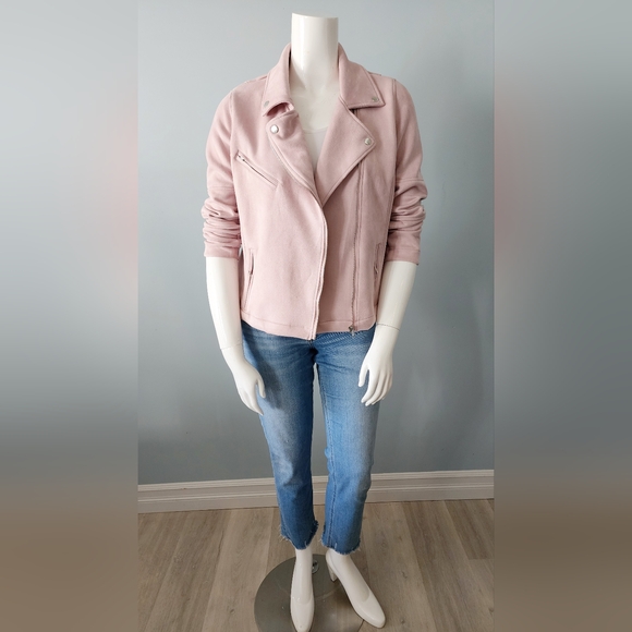 [X & 1X] NWT DEX Plus Moto Jacket - Pink Petal - Picture 6 of 16
